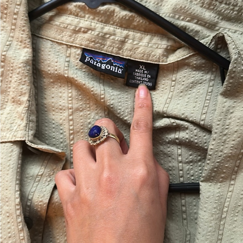 Patagonia Beige Textured Shirt